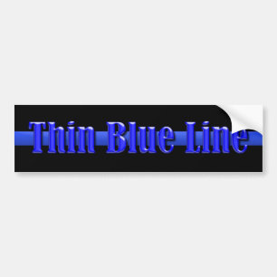 Autocollant De Voiture Ligne bleue mince