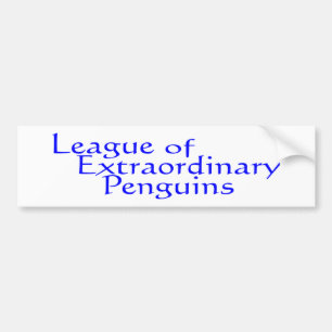 Autocollant De Voiture Ligue des pingouins extraordinaires 3