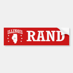 AUTOCOLLANT DE VOITURE L'ILLINOIS POUR LE COUCHE-POINT PAUL
