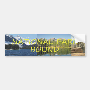 Autocollant De Voiture Limite de parc national de PIÈCE EN T