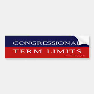 Autocollant De Voiture Limites finales congressionnelles - pare-chocs