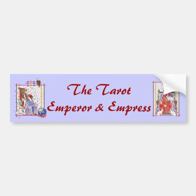 Autocollant De Voiture L'impératrice de tarot (Devant)