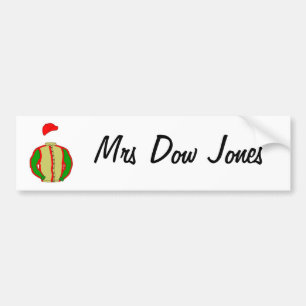 Autocollant De Voiture lindalarge, Mme Dow Jones