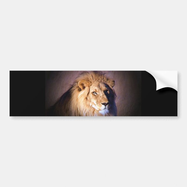Autocollant De Voiture Lion (Devant)