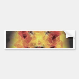 Autocollant De Voiture Lion fractal