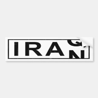 Autocollant De Voiture L'Iran Irak