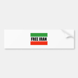 AUTOCOLLANT DE VOITURE L'IRAN LIBRE