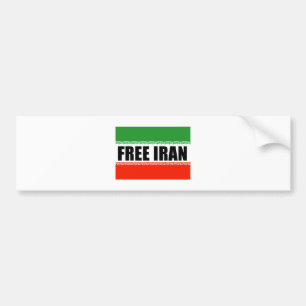 AUTOCOLLANT DE VOITURE L'IRAN LIBRE