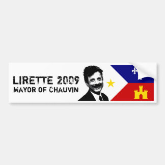 AUTOCOLLANT DE VOITURE LIRETTE 2009