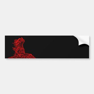 Autocollant De Voiture Little red Dragon
