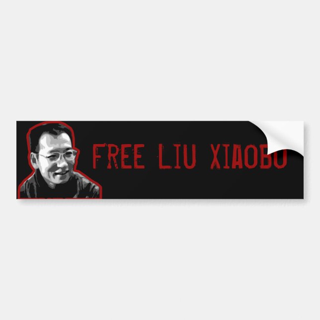 Autocollant De Voiture Liu libre Xiaobo (Devant)