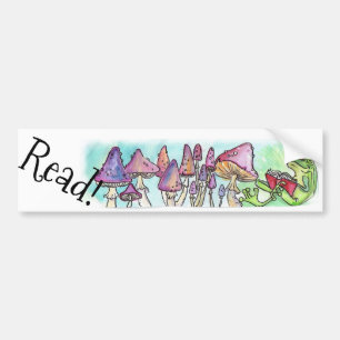Autocollant De Voiture Livre d'histoire Frog Lire "Lire !"