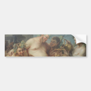 Autocollant De Voiture L'ivresse de Silenus (par Carle van Loo)