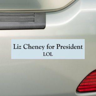 Autocollant De Voiture Liz Cheney pour le président Bumper Sticker