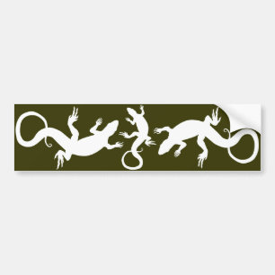 Autocollant De Voiture Lizard Art Cadeaux Lizard Bumper Sticker Art Repti