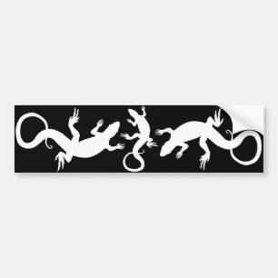 Autocollant De Voiture Lizard Art Cadeaux Lizard Bumper Sticker Art Repti