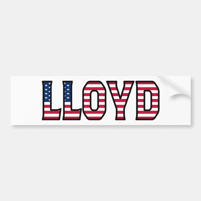 Autocollant De Voiture Lloyd Name Vorname USA Aufkleber Sticker Auto (Devant)