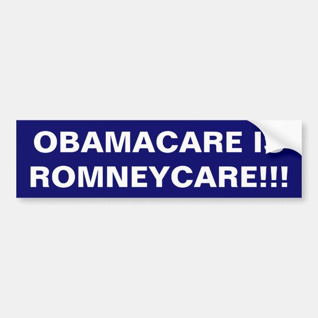 Autocollant De Voiture "L'Obamacare, c'est l'amour ! ! !" (Devant)