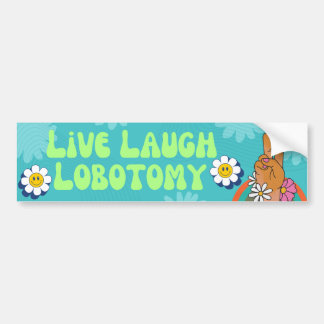 Autocollant De Voiture Lobotomy Lobotomy Live Rire Drôle Sticker de mème