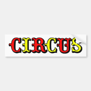 AUTOCOLLANT DE VOITURE LOGO 2 DE CIRQUE