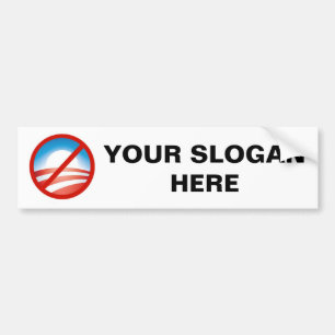 Autocollant De Voiture Logo d'Anti-Obama