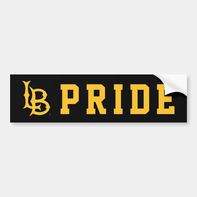 Autocollant De Voiture Logo de Long Beach State (Devant)