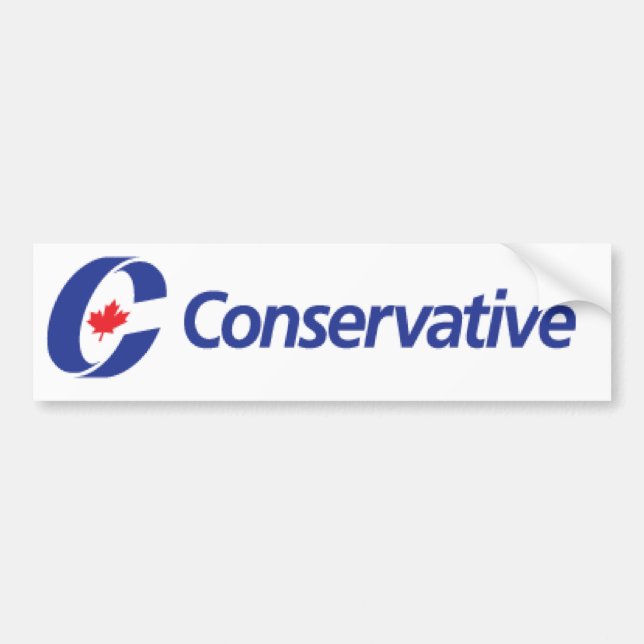 Autocollant De Voiture Logo de Parti conservateur (Devant)