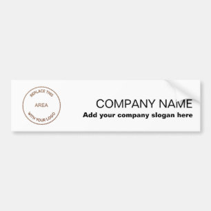 Autocollant De Voiture Logo d'entreprise Nom de l'entreprise Slogan