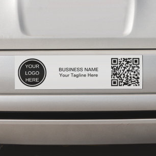 Autocollant De Voiture Logo d'entreprise promotionnel et code QR Branding