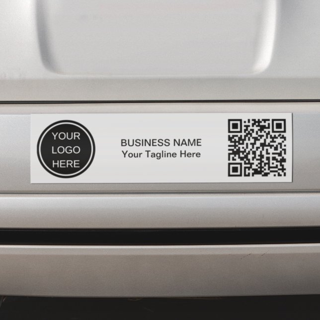 Autocollant De Voiture Logo d'entreprise promotionnel et code QR Branding (Créateur téléchargé)