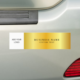 Autocollant De Voiture Logo d'entreprise Promotionnels Gold Gradient
