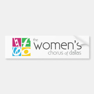 Autocollant De Voiture Logo du choeur féminin de Dallas