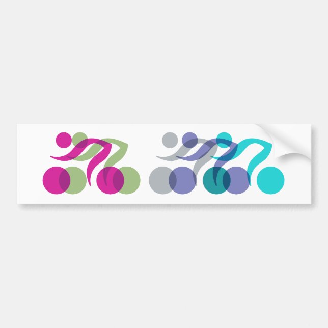 Autocollant De Voiture Logo du cool Bikers (Devant)