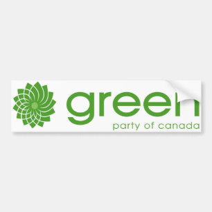 Autocollant De Voiture Logo du Parti Vert du Canada