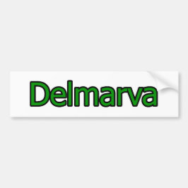 Autocollant De Voiture Logo du texte Delmarva