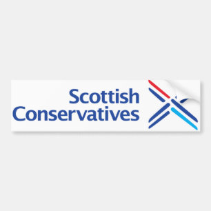 Autocollant De Voiture Logo écossais de conservateurs