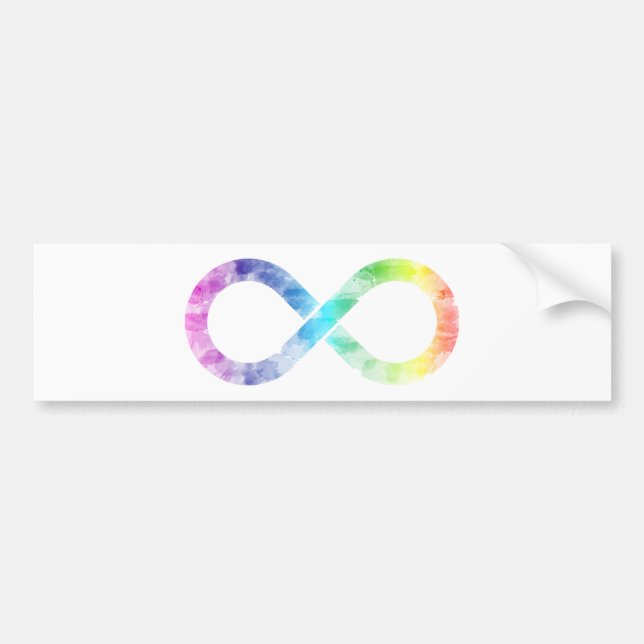 Autocollant De Voiture logo neurodiversité (Devant)