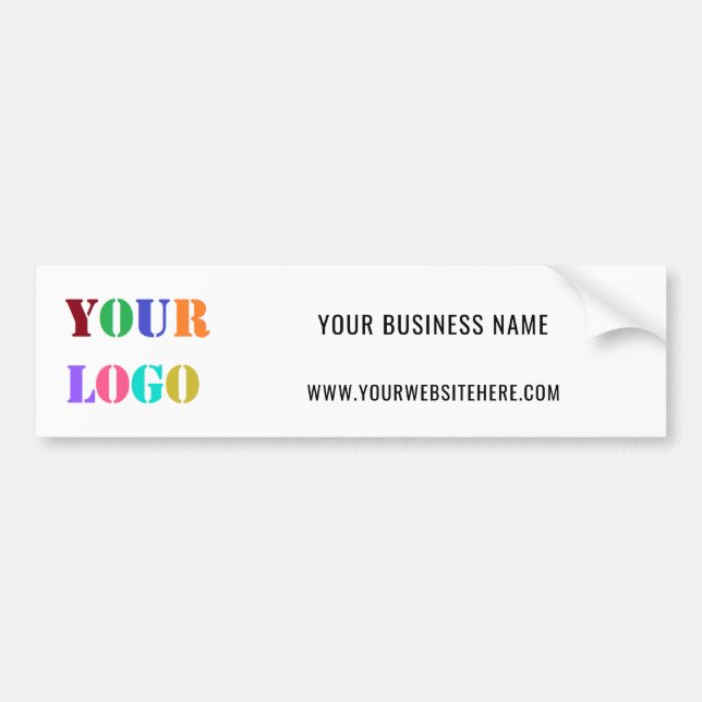 Autocollant De Voiture Logo personnalisé de l'entreprise Votre Sticker pa (Devant)