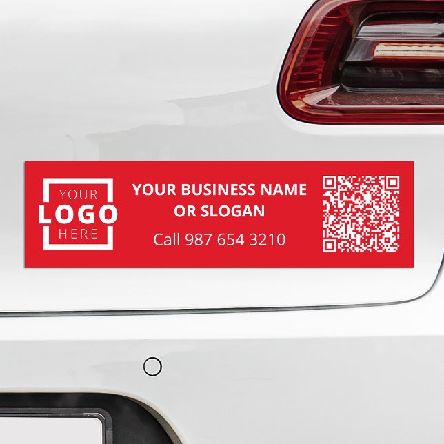Autocollant De Voiture Logo professionnel personnalisé QR Code promotionn (Créateur téléchargé)