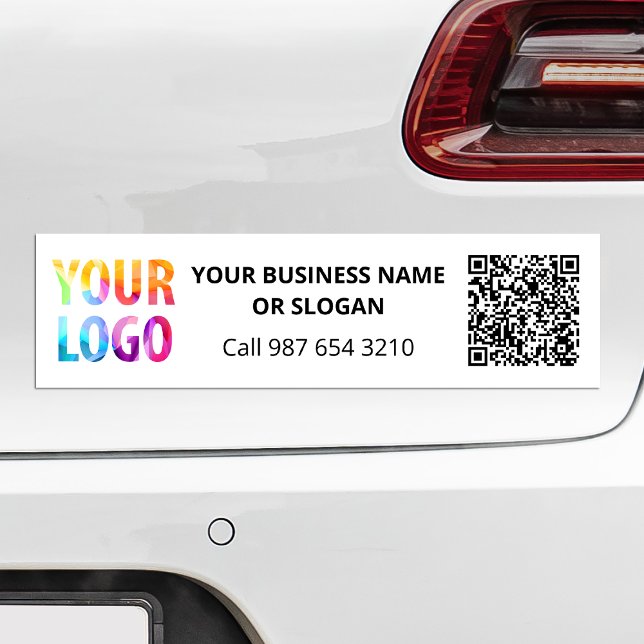Autocollant De Voiture Logo professionnel personnalisé QR Code promotionn (Créateur téléchargé)