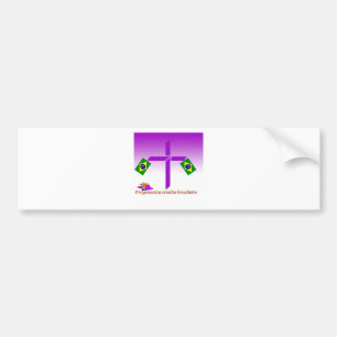 Autocollant De Voiture Logo Progressista Cristão brasileiro