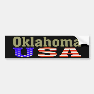 Autocollant De Voiture L'Oklahoma Etats-Unis ! Adhésif pour pare-chocs