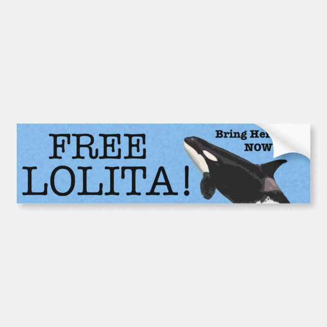 Autocollant De Voiture Lolita libre ! (Devant)