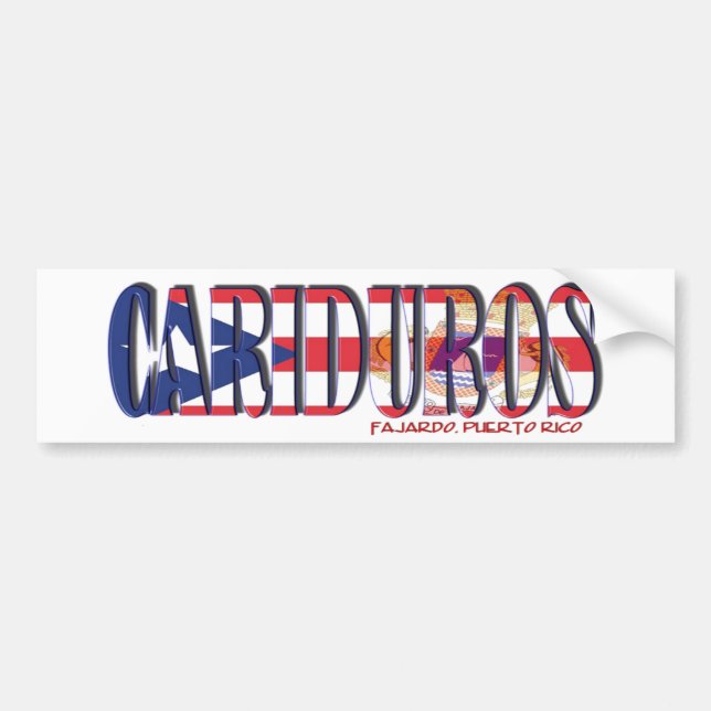 Autocollant De Voiture Los Cariduros de Fajardo (Devant)