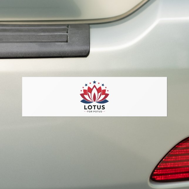 Autocollant De Voiture Lotus pour POTUS Kamala Harris 2024 (En voiture)