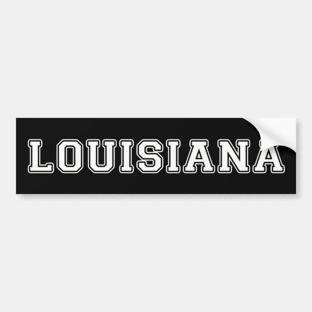 Autocollant De Voiture Louisiane (Devant)