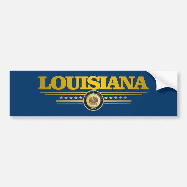 Autocollant De Voiture Louisiane (DTOM) (Devant)
