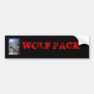 Autocollant De Voiture Loups, MEUTE DE LOUPS