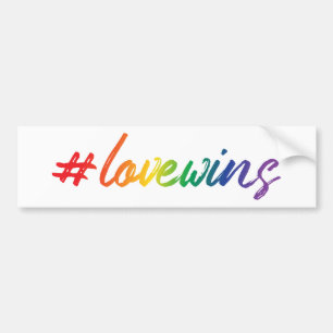 Autocollant De Voiture #LoveWins