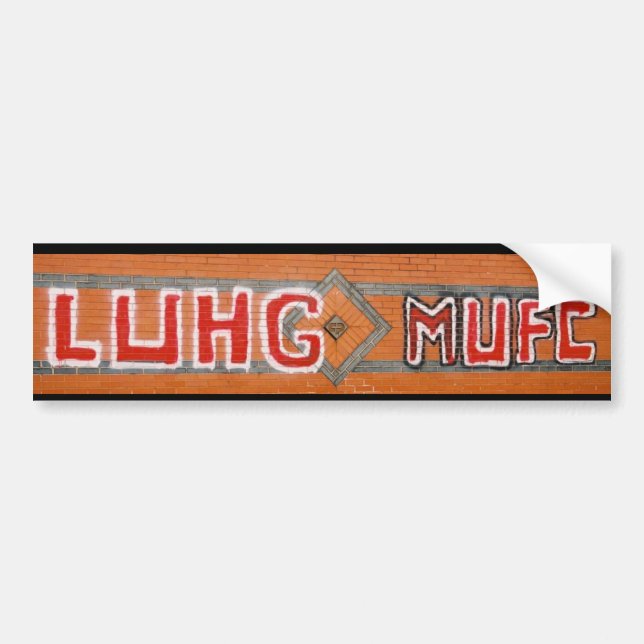 AUTOCOLLANT DE VOITURE LUHG MUFC (Devant)